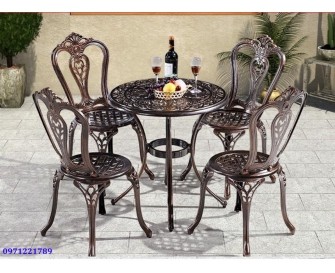 Bàn ghế sắt mỹ thuật BG10