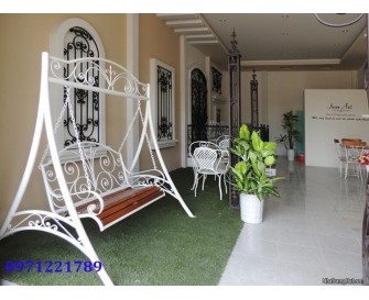 Xích đu sắt mỹ thuật XD05