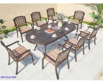 BÀN GHẾ SẮT MỸ THUẬT BG02